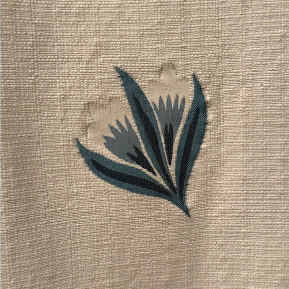 Brooks Brothers set- embroidered Floral jacket w/ coordinating solid teal dress - Picture 6 of 10